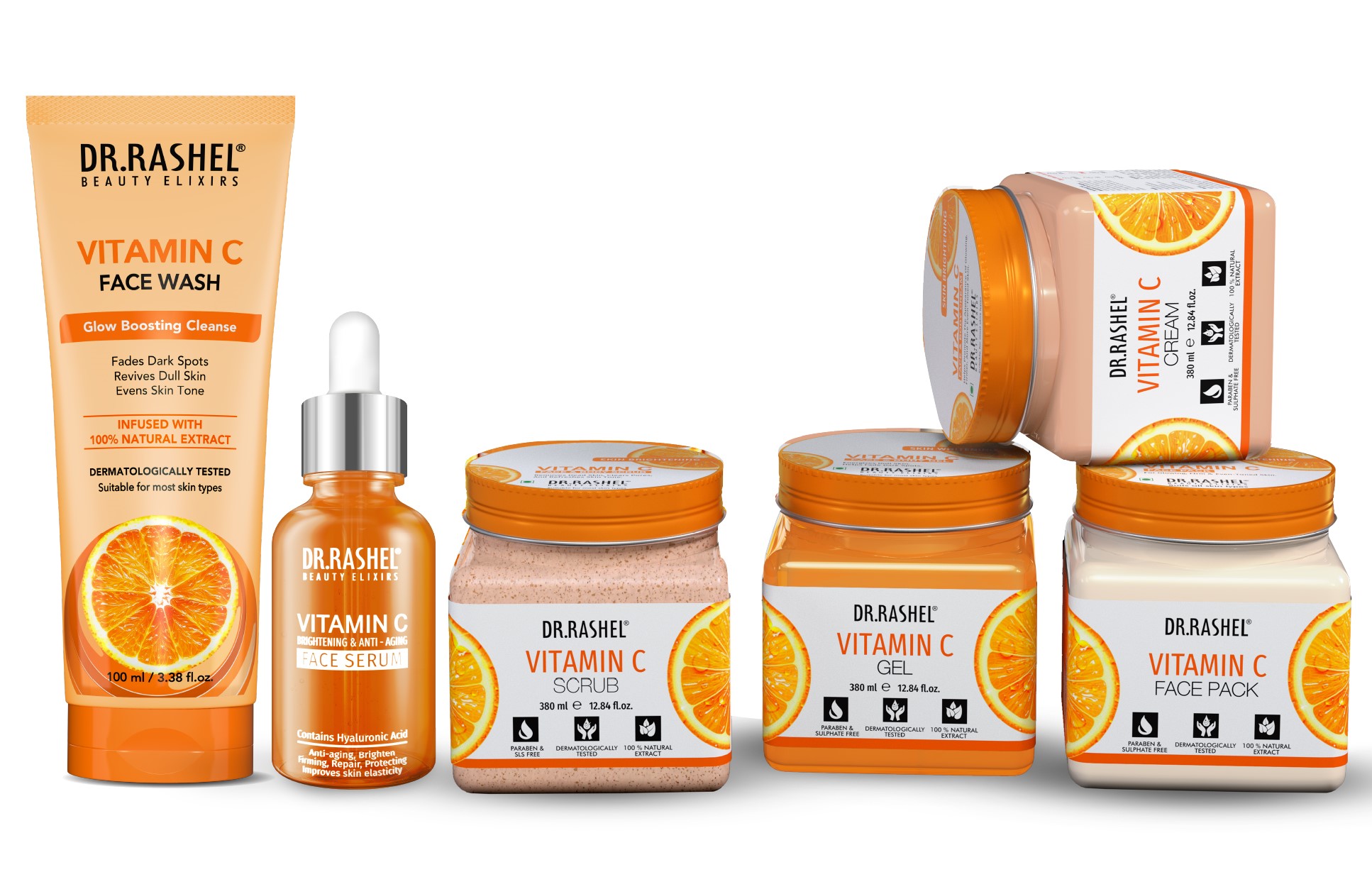 Dr. Rashel Vitamin C skincare kits